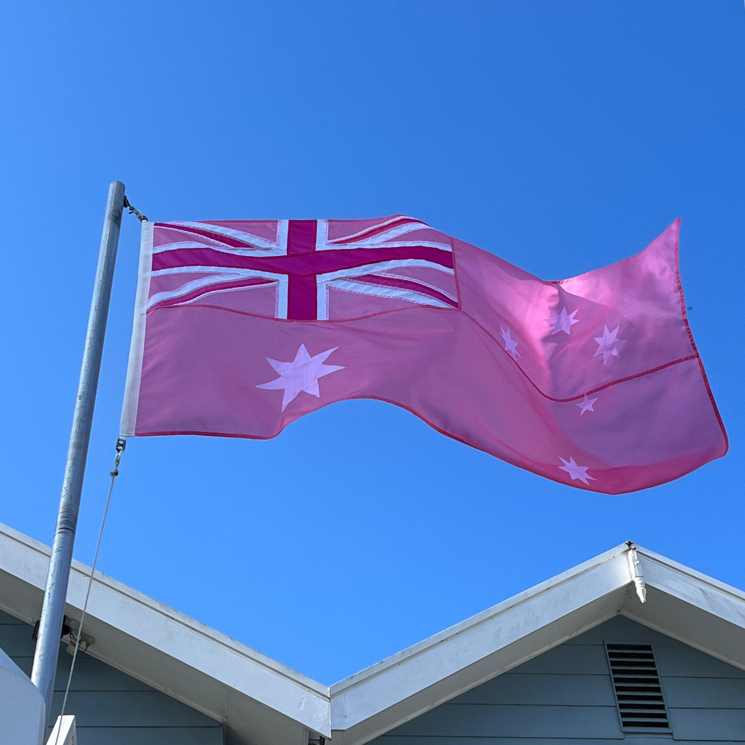 Limited edition Breast Cancer Awareness Flag!