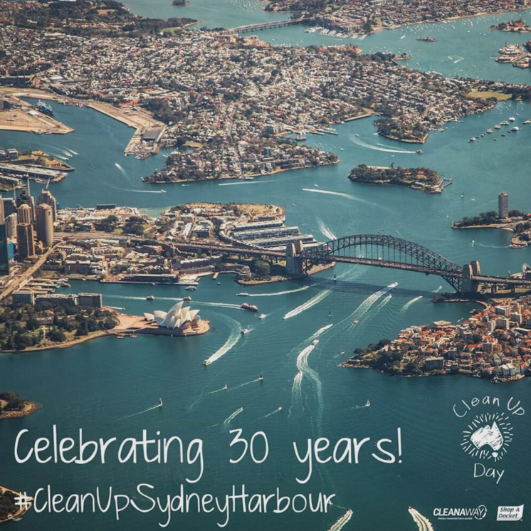 Celebrating 30 years of Clean Up Australia Day Poster