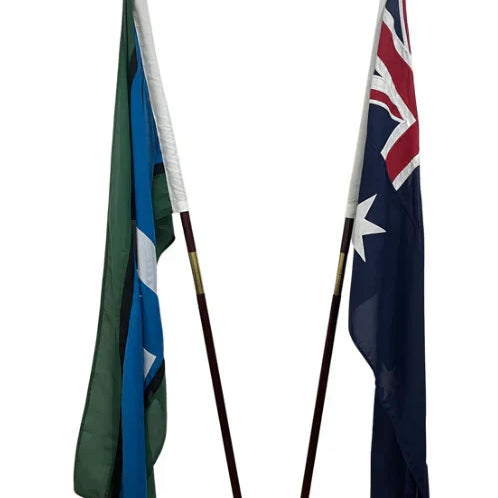 Ceremonial Wooden Flagpole assembly instructions