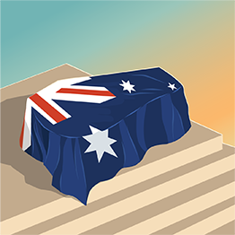 Funeral Flags and Protocols in Australia