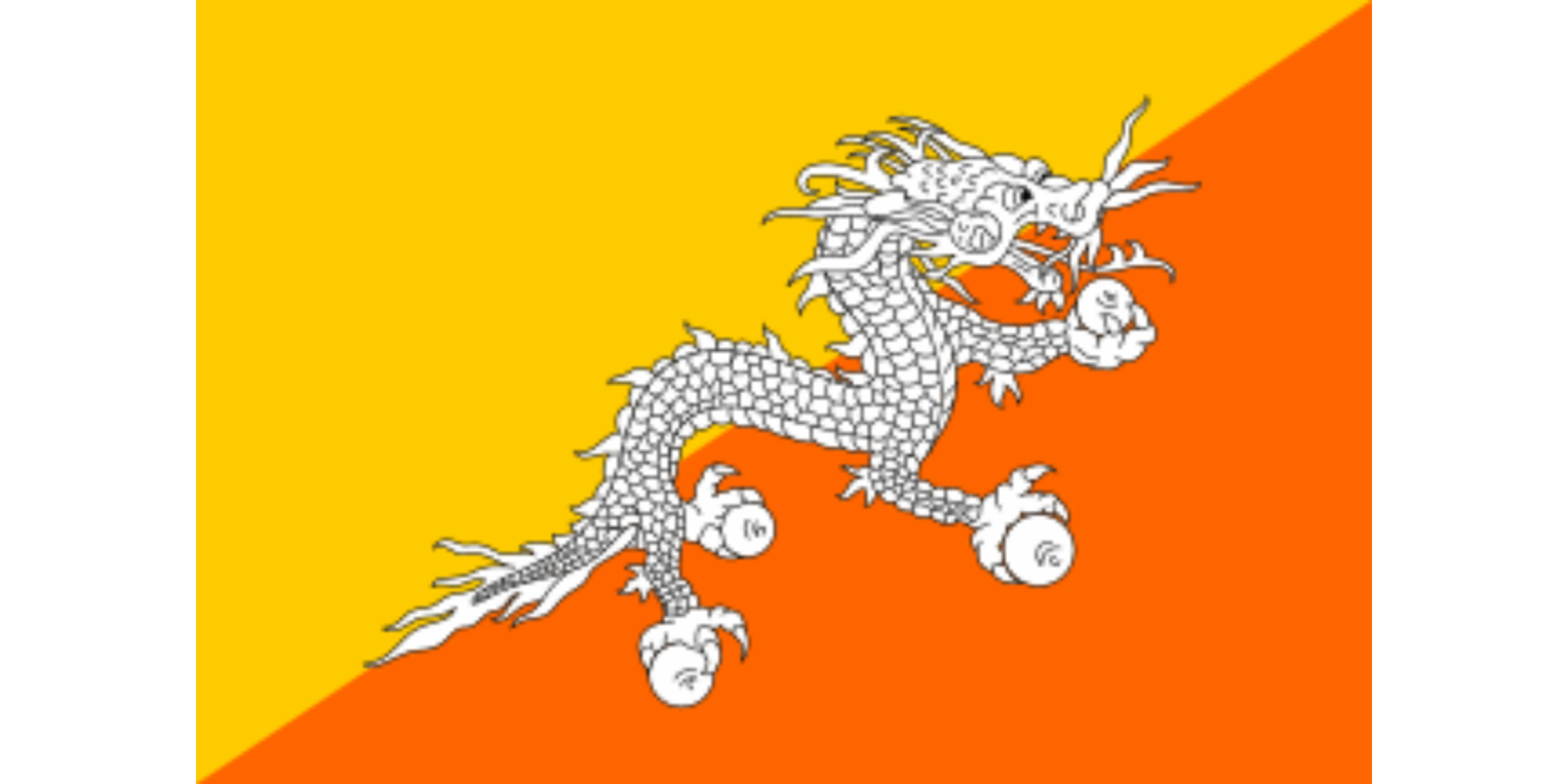 Bhutanese flag