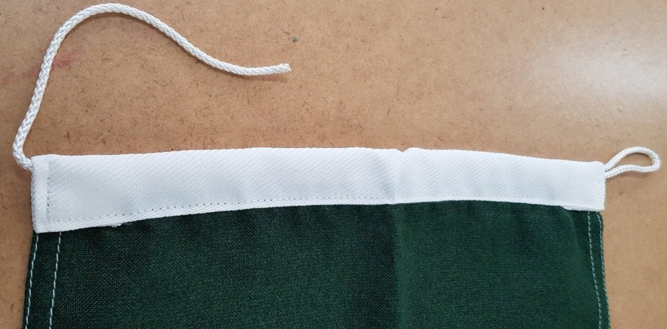 Loop and tail rope finish