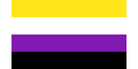 Non binary pride flag
