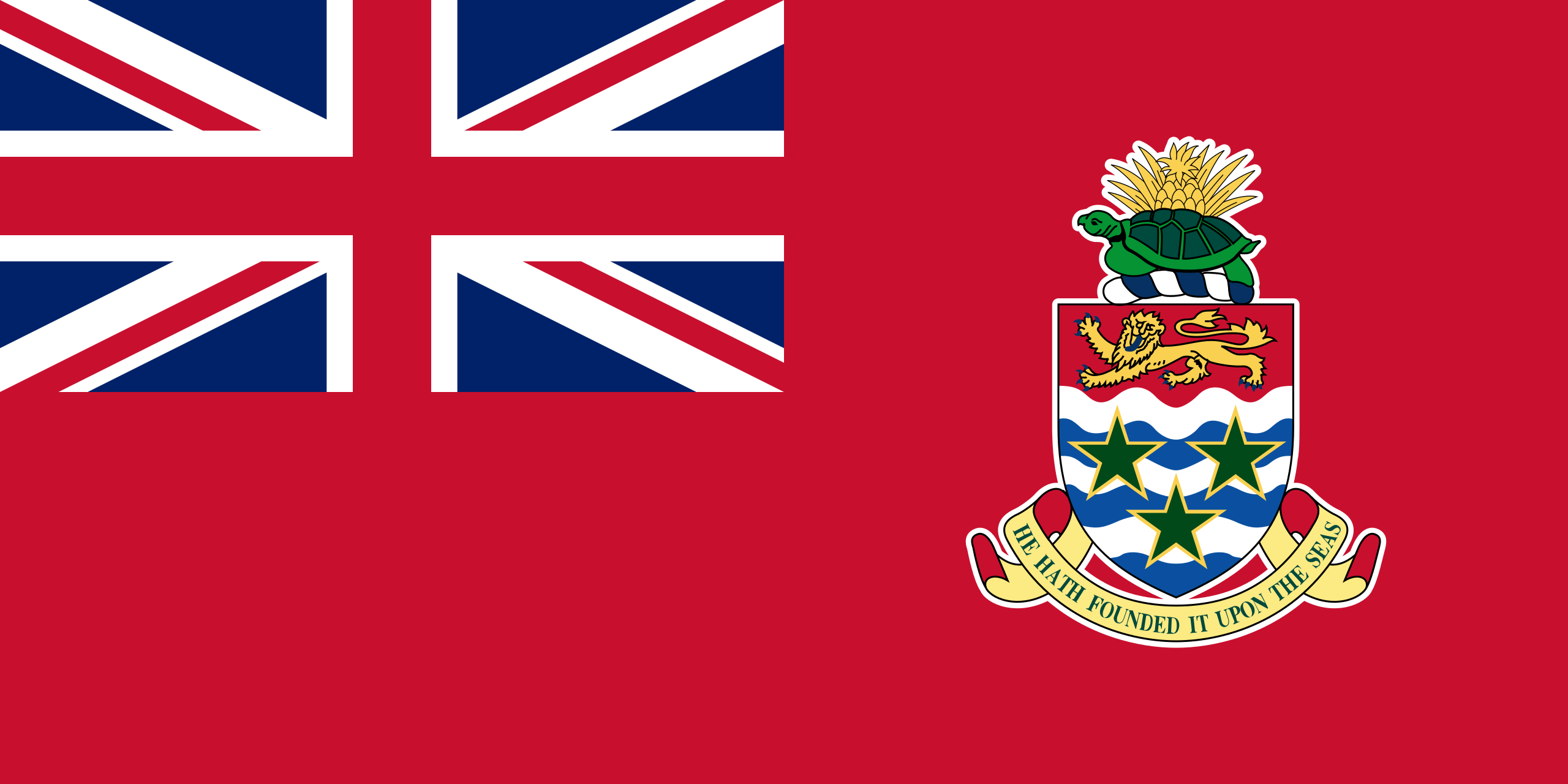 Cayman island flag red