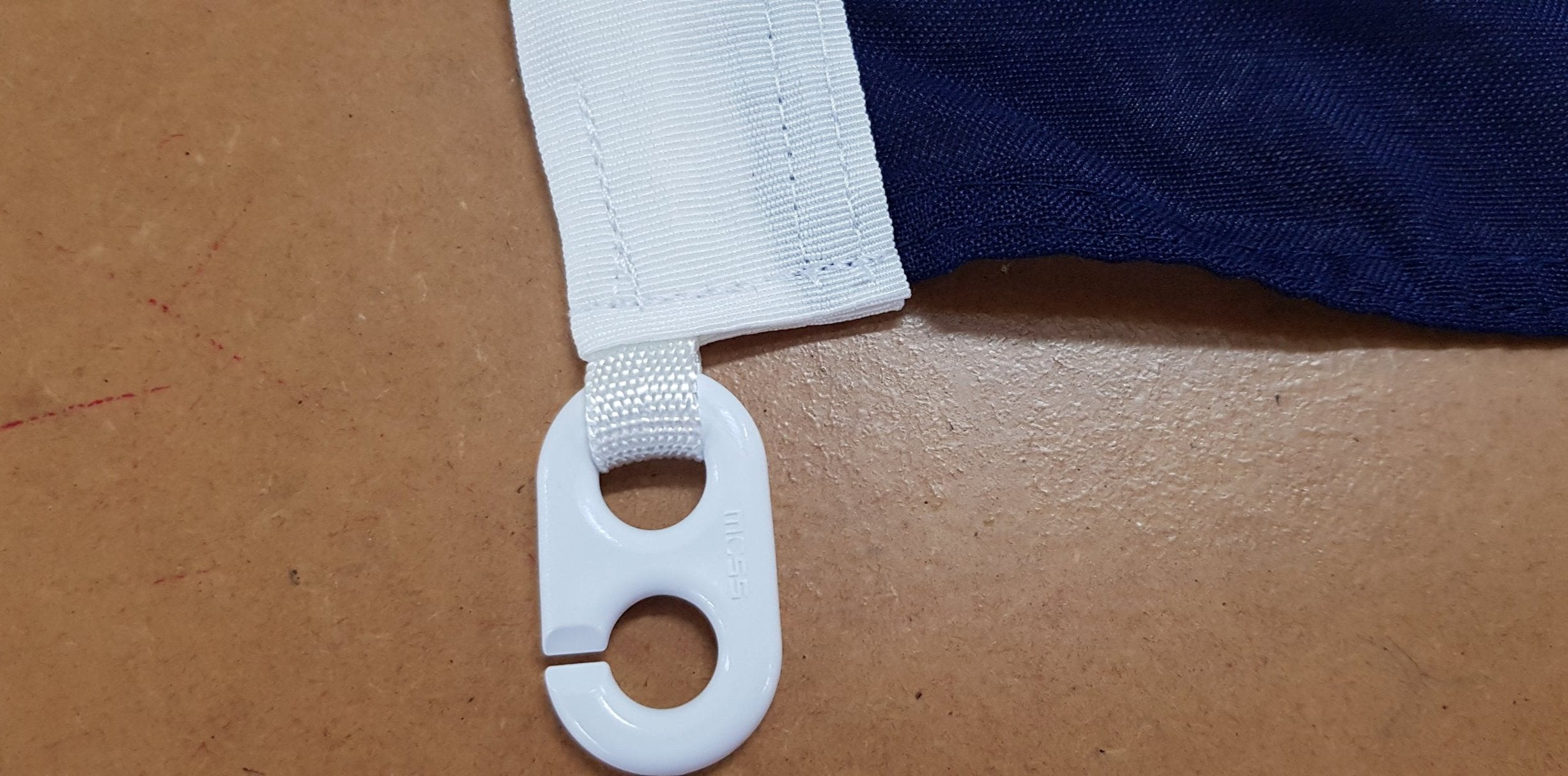 Header and nylon sister clip finish