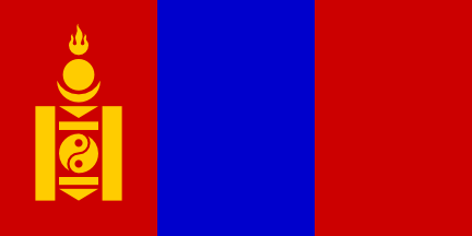 Mongolian flag 