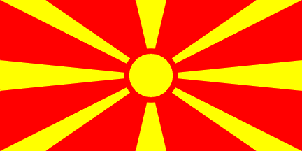 North Macedonian Flag