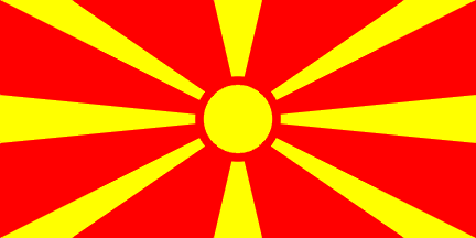North Macedonian Flag 