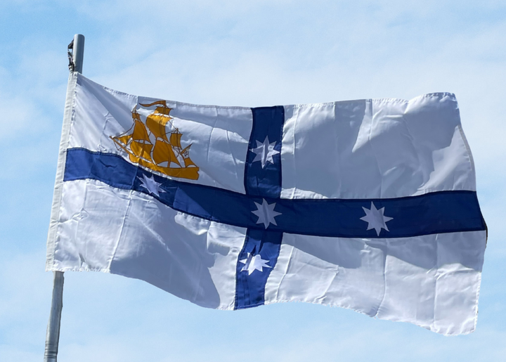 Port of Sydney Flag Flying on Flag Pole