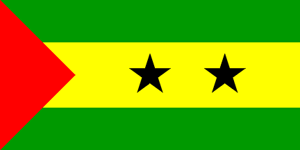 São Tomé and Príncipe National Flag
