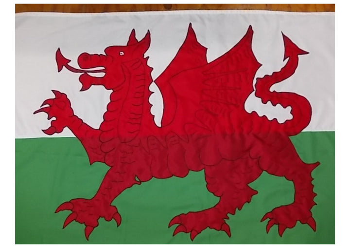 Fully Sewn Welsh Flag
