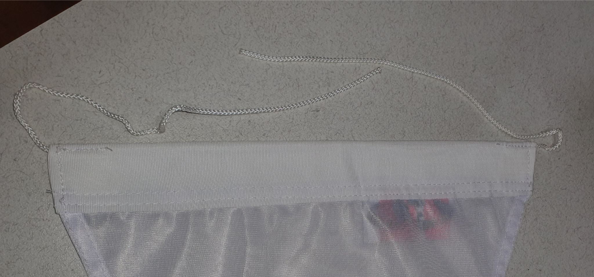 Header with tail and tail finish