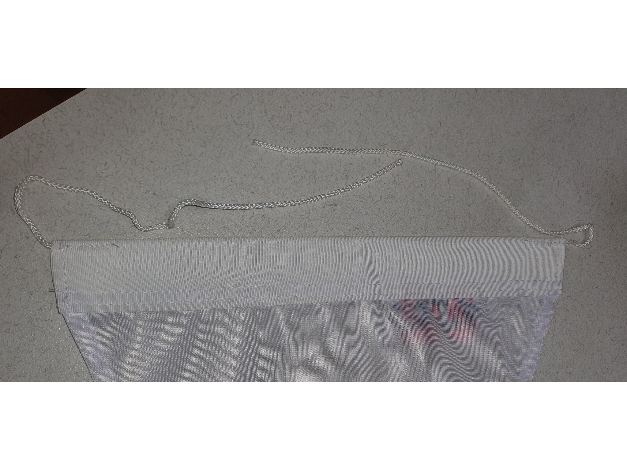 Header with tail and tail finish