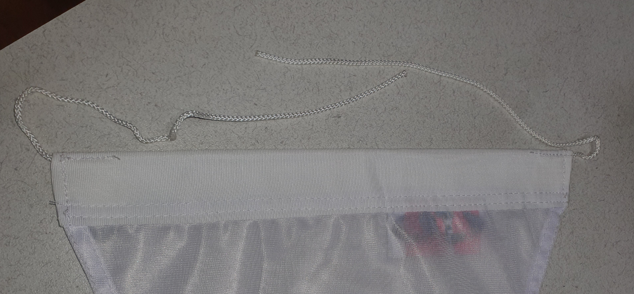 Header with tail and tail finish