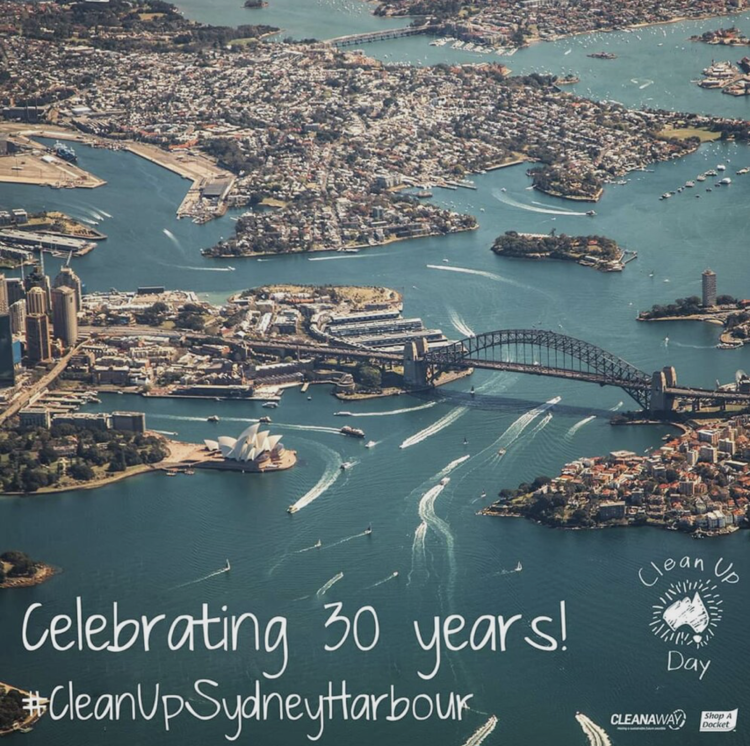 Celebrating 30 years of Clean Up Australia Day Poster 