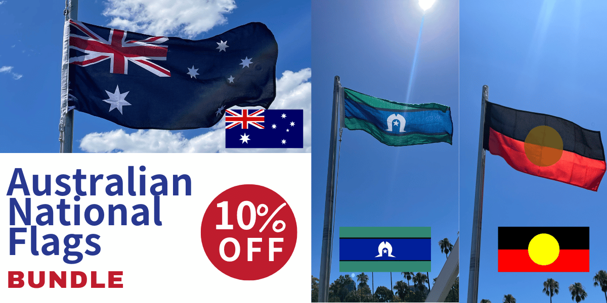 Australian National Flags Bundle - Save 10% OFF