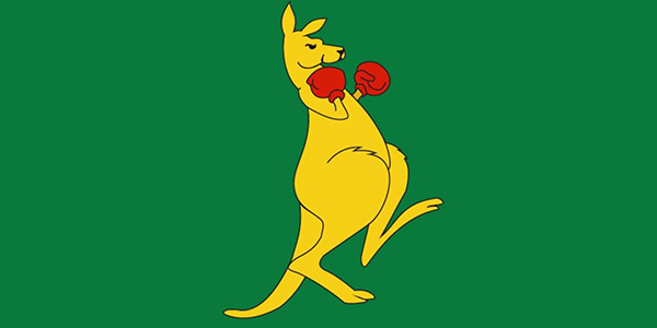 Boxing Kangaroo Flag