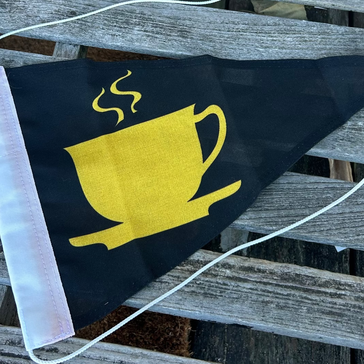 Coffee Tea Burgee Flag - Maritime Triangular Flag – Harry West Flags