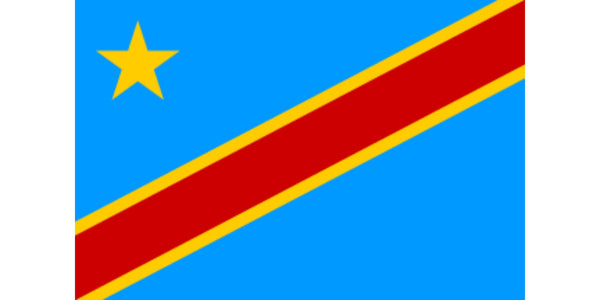 The Democratic Republic of the Congo National Flag