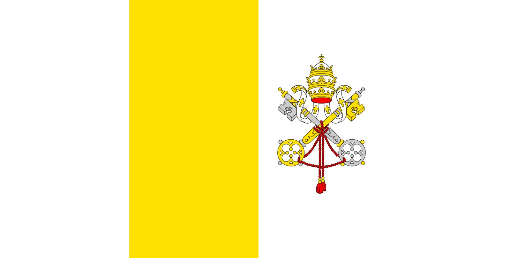 Vatican City National Flag