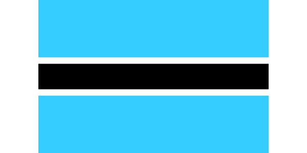 Botswanan flag 