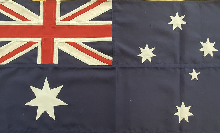 Fully sewn australian flag