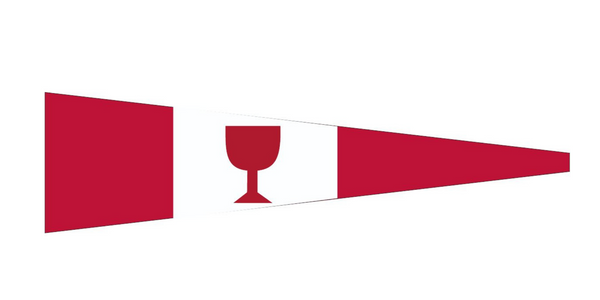 Red wine pennant