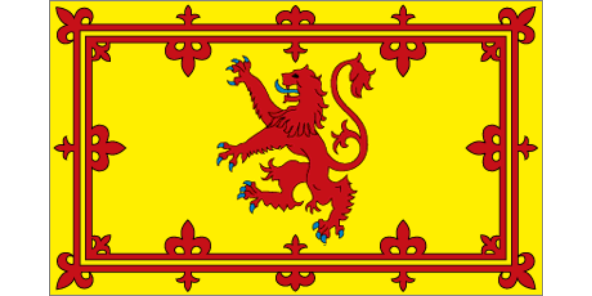 Lion Rampant of Scotland Flag