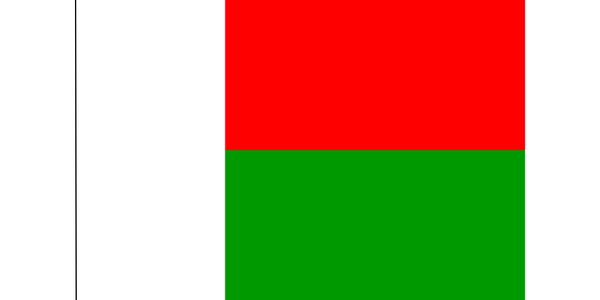 Madagascan Flag 