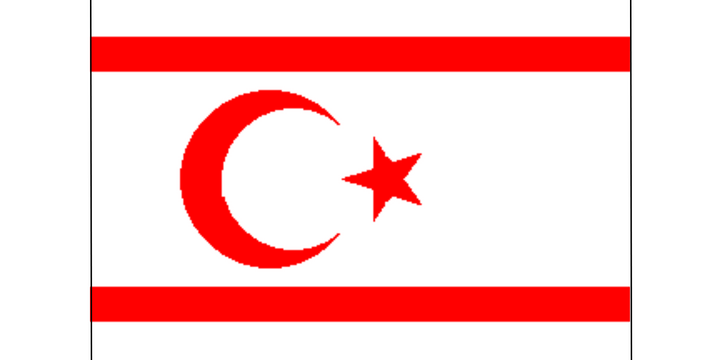 Northern Cyprus Flag 