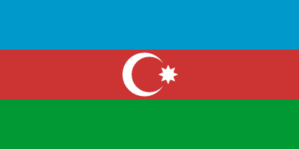 Azerbaijan National flag 