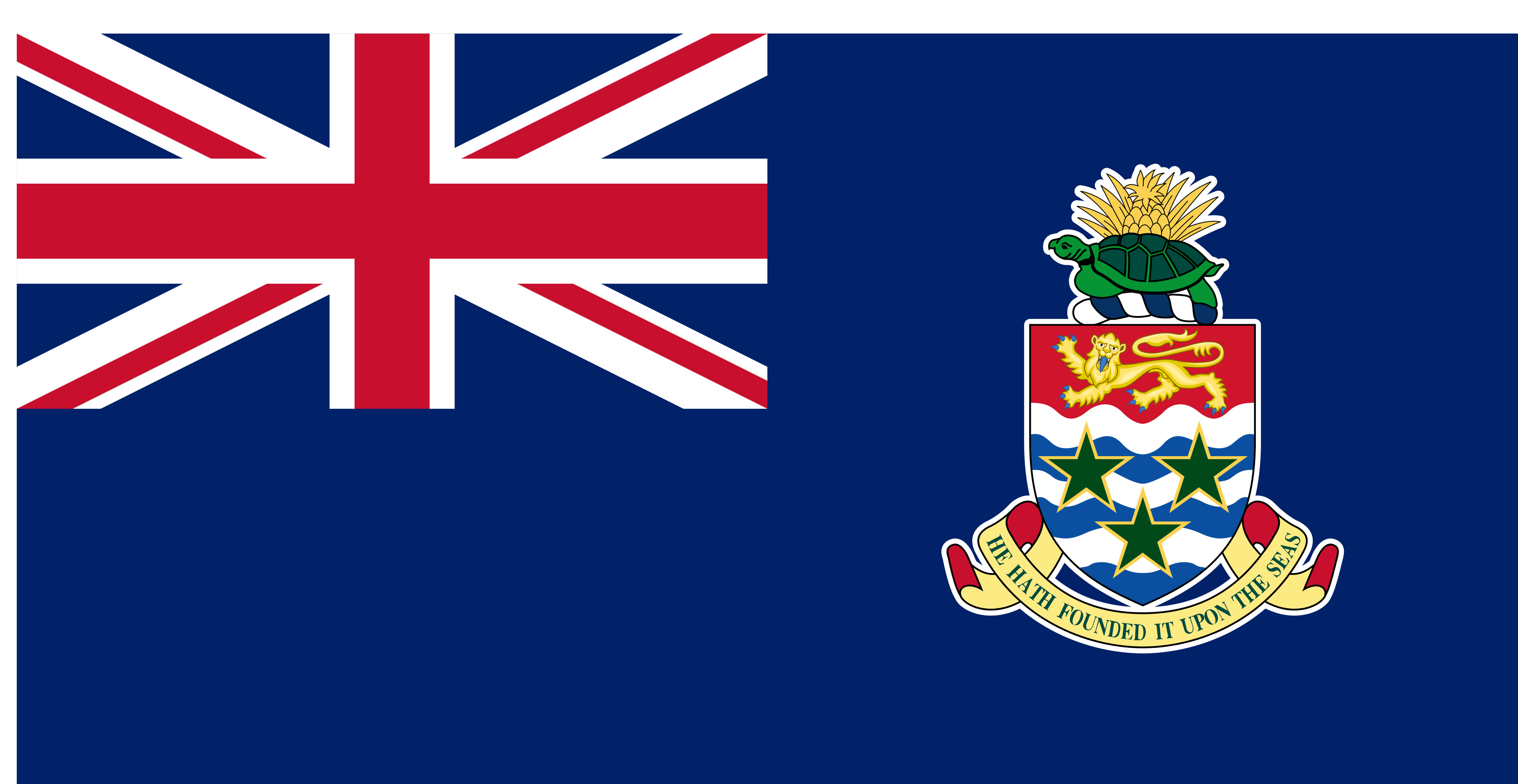 Cayman Islands flag blue 