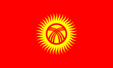Kyrgyzstani flag