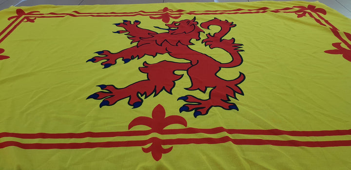 Lion rampant of scotland flag 