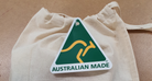 Sustainable packaging and Australian made tag